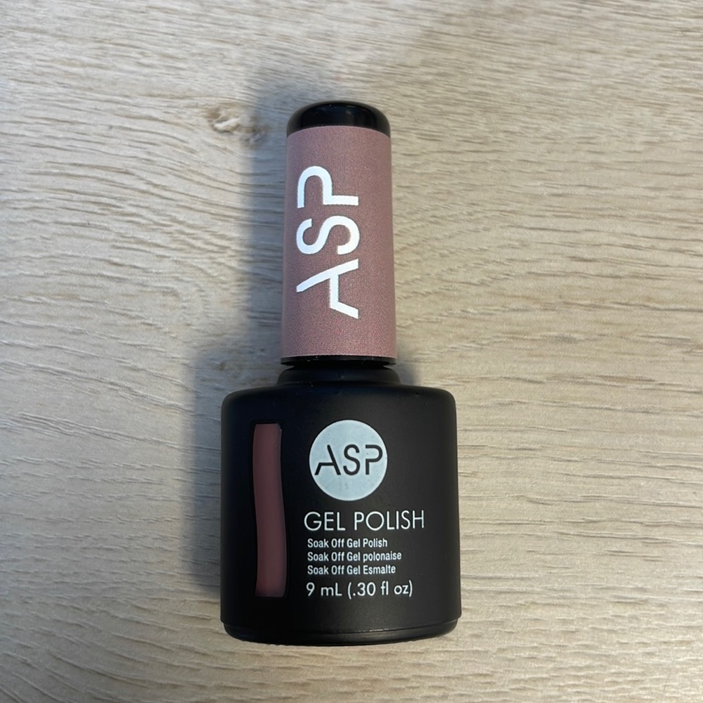 Gel Polish ASP (needs a light to cure) color is Whsper